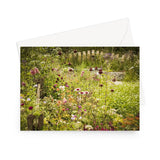 'Cottage Garden' - High quality greeting card featuring my photograph of a lovely meadow-like cottage garden. Printed on high-quality 330gsm Fedrigoni card. Envelope supplied.